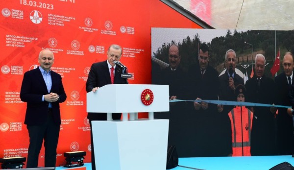 Gelibolu-Eceabat Devlet Yolu Cumhurbaşkanı Erdoğan’ın Teşrifleriyle Açıldı