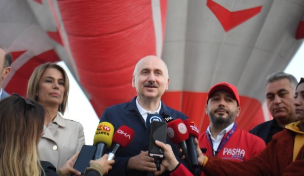 Ulaştırma ve Altyapı Bakanı Adil Karaismailoğlu: Sıcak Hava Balon Yolcu Sayısı Salgın Öncesi Dönemi Geçti